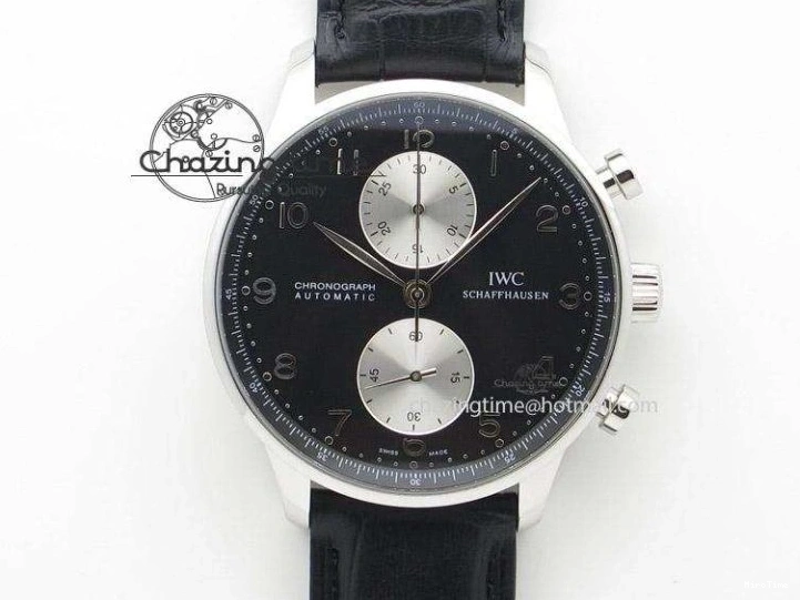 MIROTIME 0327 Portuguese Real PR IW500112 ZF 1:1 Laureus Edition On Black Leather Strap A Flexible 7369